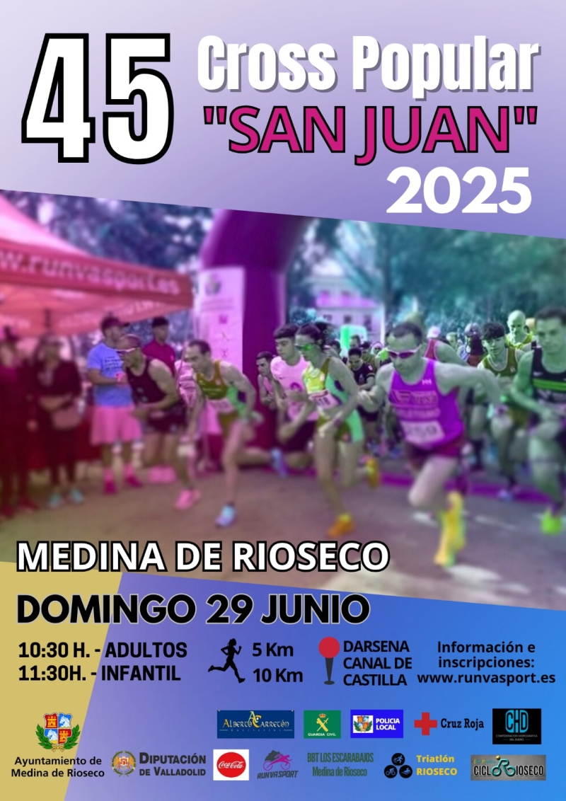 45ª CROSS DE SAN JUAN MEDINA DE RIOSECO  - Inscríbete
