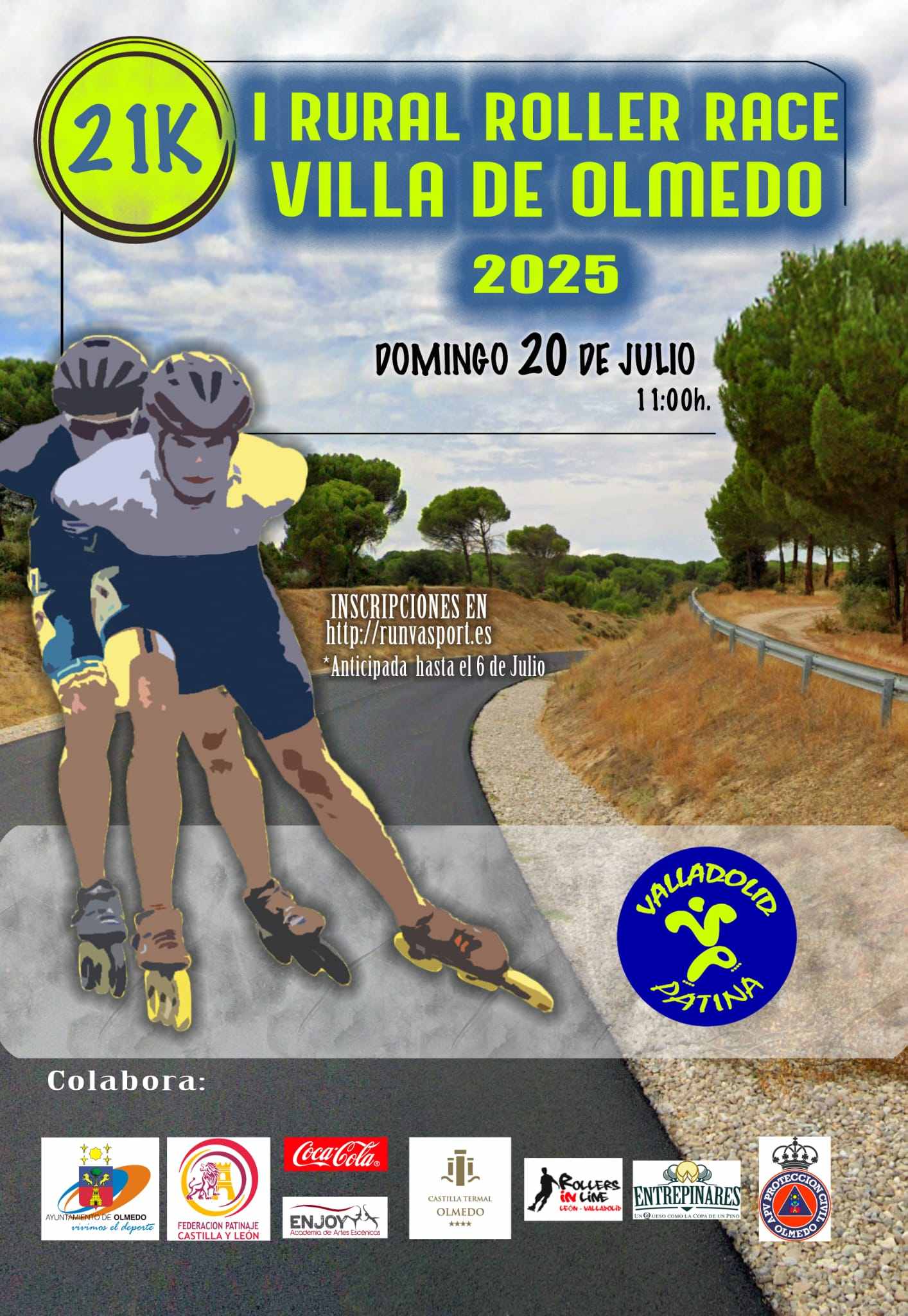 21 KM ROLLER RACE  VILLA DE OLMEDO - Inscríbete