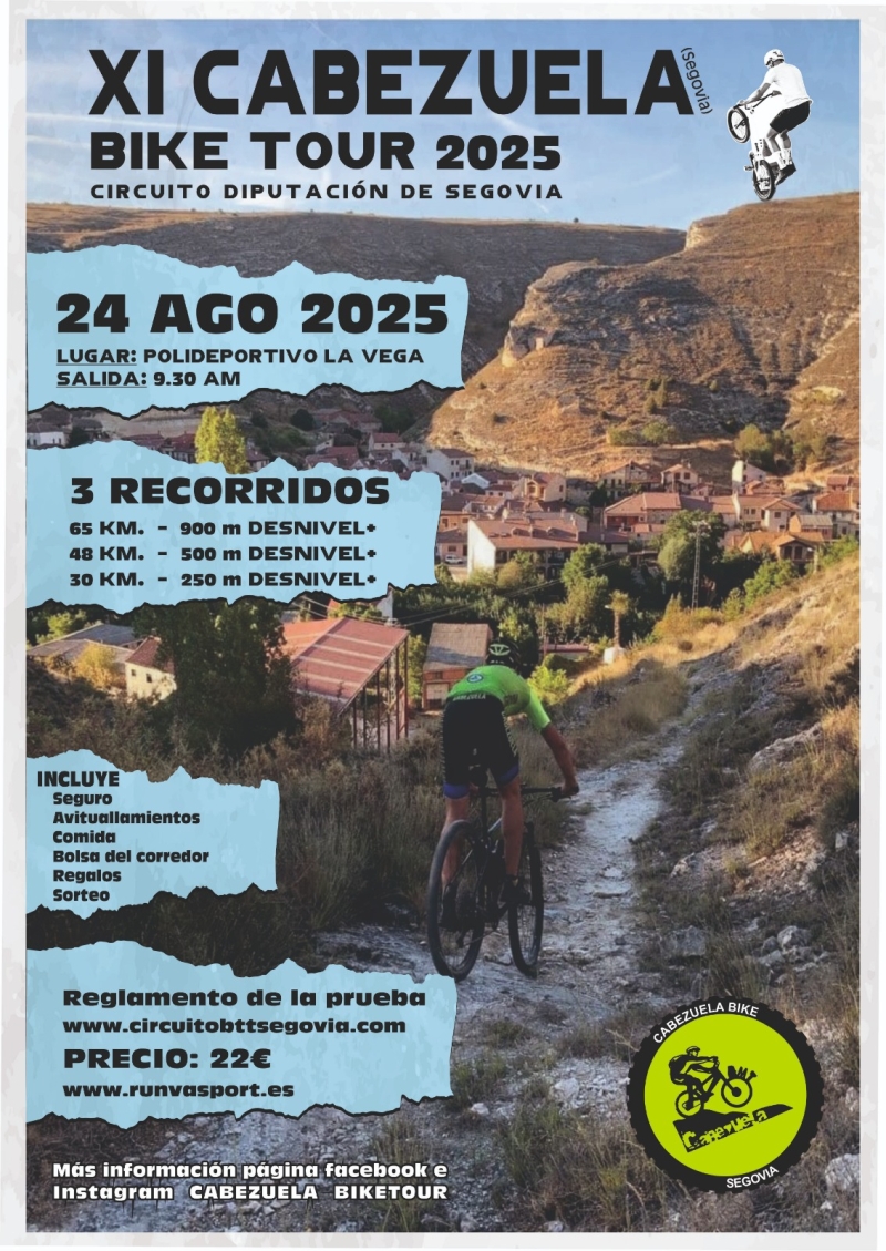 XI MARCHA BTT CABEZUELA BIKE TOUR - Inscríbete