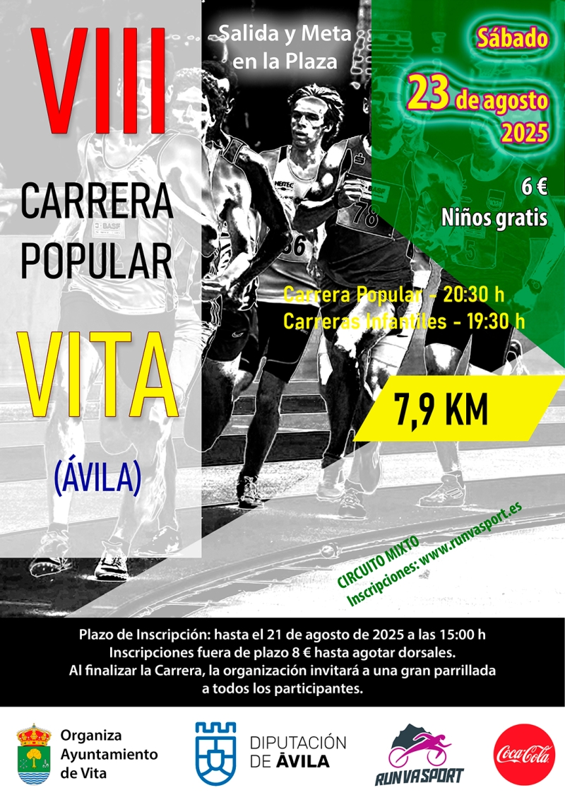 VIII CARRERA POPULAR VITA - Inscríbete