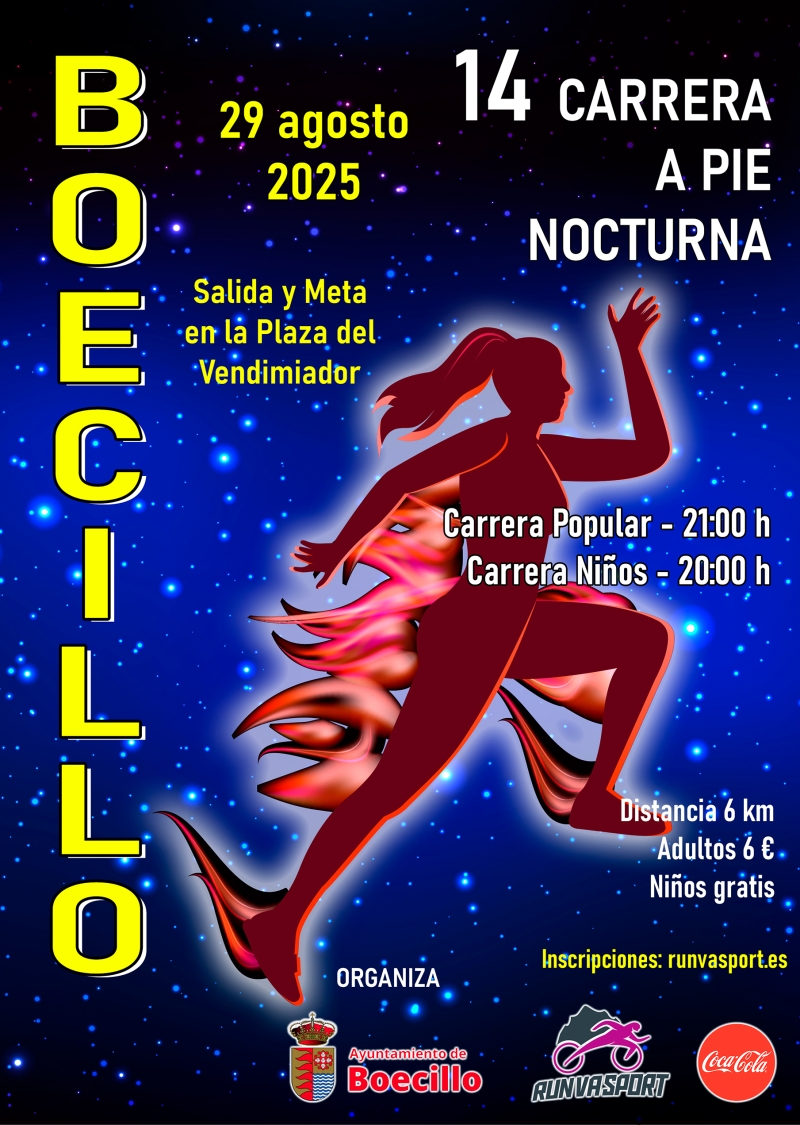 14ª CARRERA A PIE NOCTURNA BOECILLO - Inscríbete