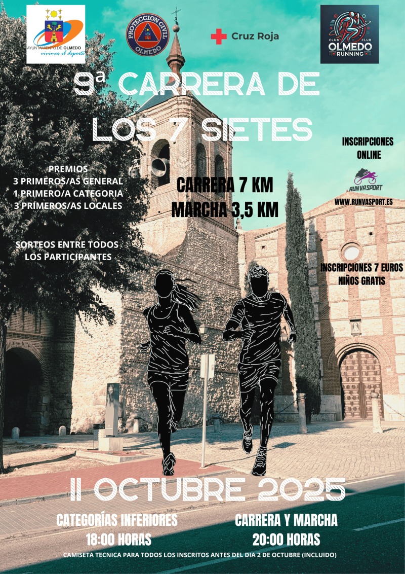 9ª CARRERA DE LOS 7 SIETES OLMEDO - Inscriu-te