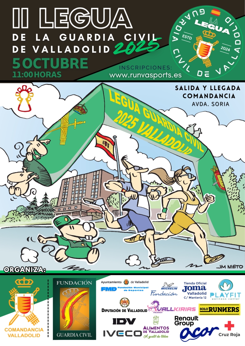 II LEGUA DE LA GUARDIA CIVIL DE VALLADOLID - Inscríbete