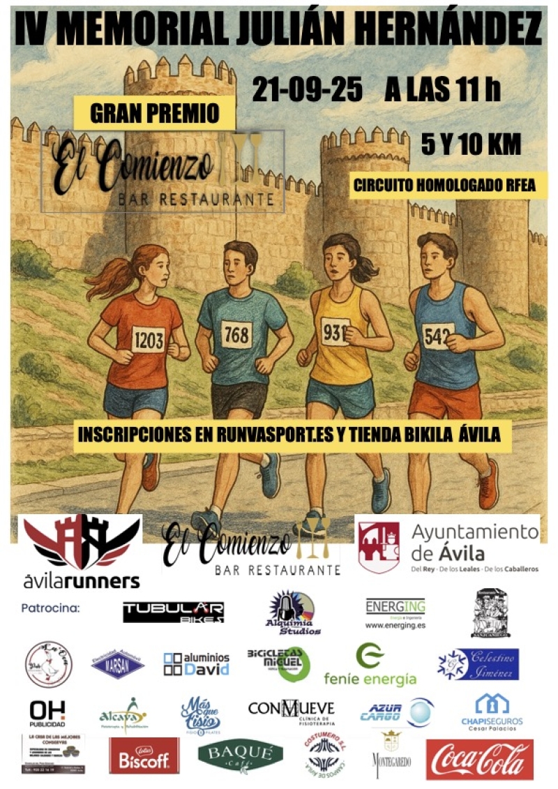 4º MEMORIAL JULIÁN HERNÁNDEZ - Inscríbete