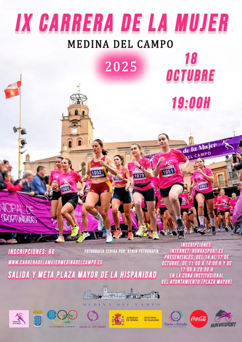 IX CARRERA DE LA MUJER  MEDINA DEL CAMPO - Inscríbete