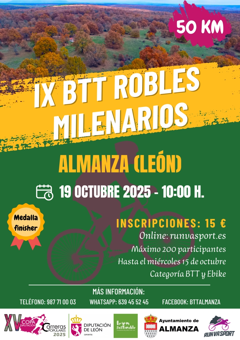IX BTT ROBLES MILENARIOS DE ALMANZA - Inscríbete