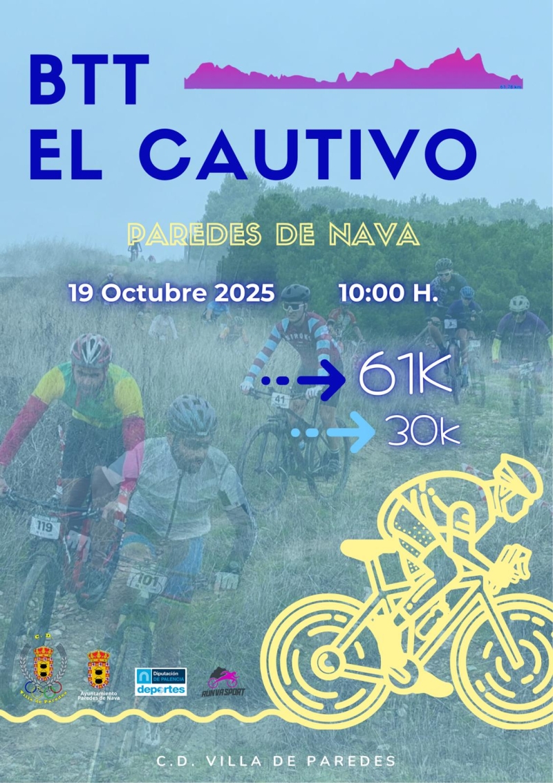 IV BIKE RACE EL CAUTIVO - PAREDES DE NAVA  - Inscríbete