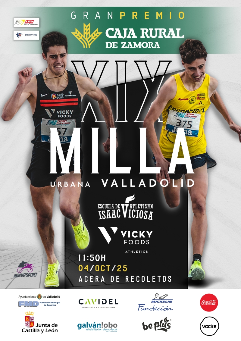 XIX MILLA URBANA DE VALLADOLID GRAN PREMIO CAJA RURAL DE ZAMORA - Inscríbete
