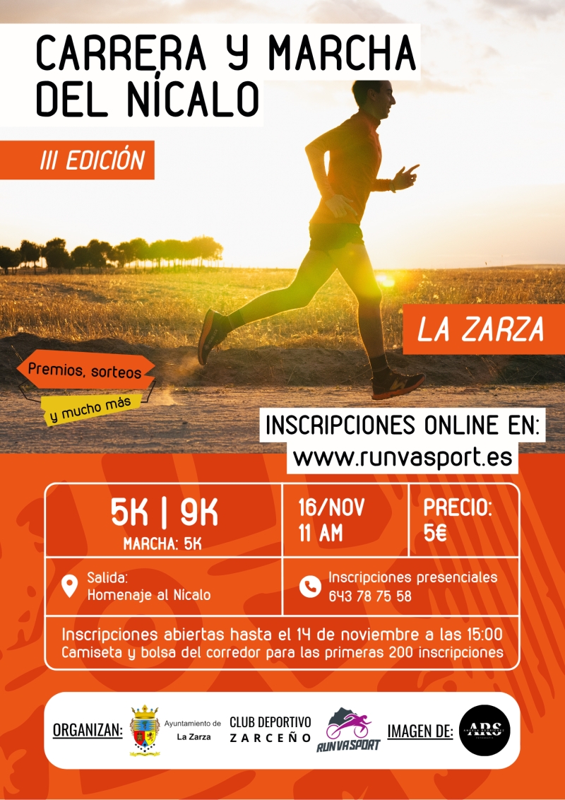 CARRERA Y MARCHA DEL NÍCALO  - Inscríbete