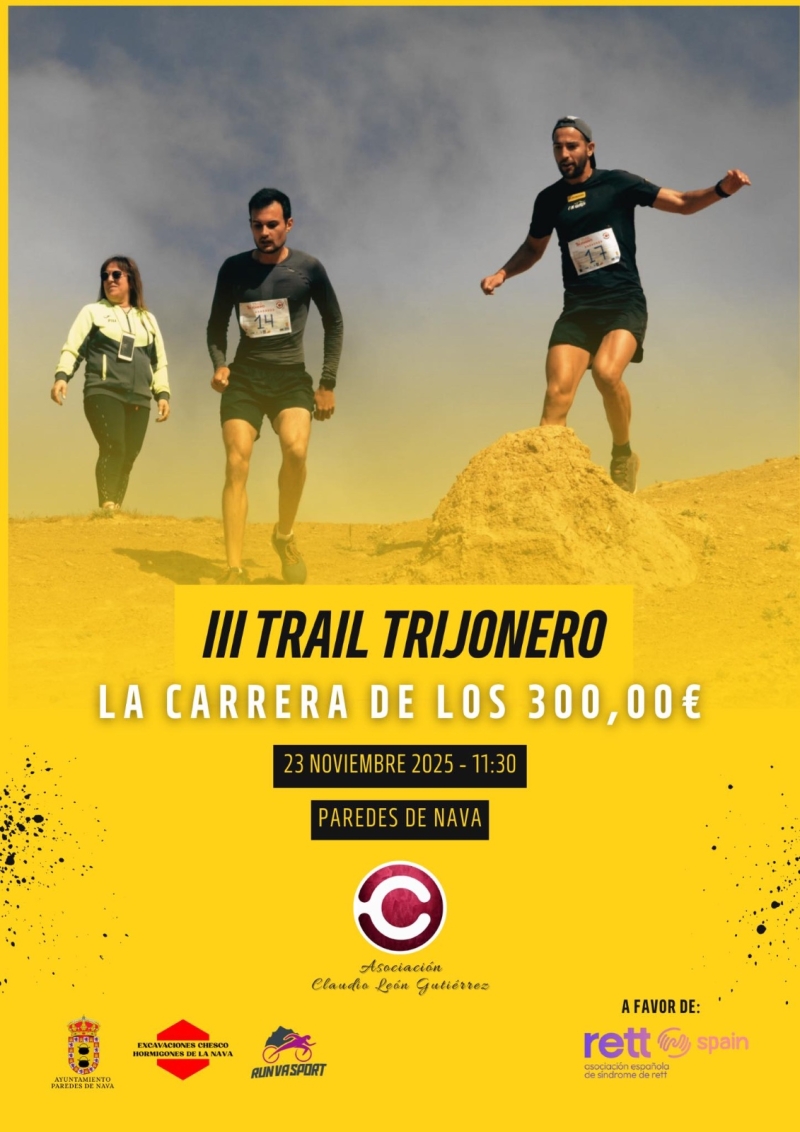 III TRAIL TRIJONERO PAREDES DE NAVA - Inscríbete