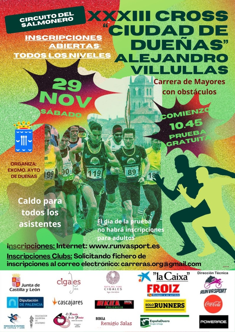 XXXIII CROSS CIUDAD DE DUEÑAS - Inscríbete