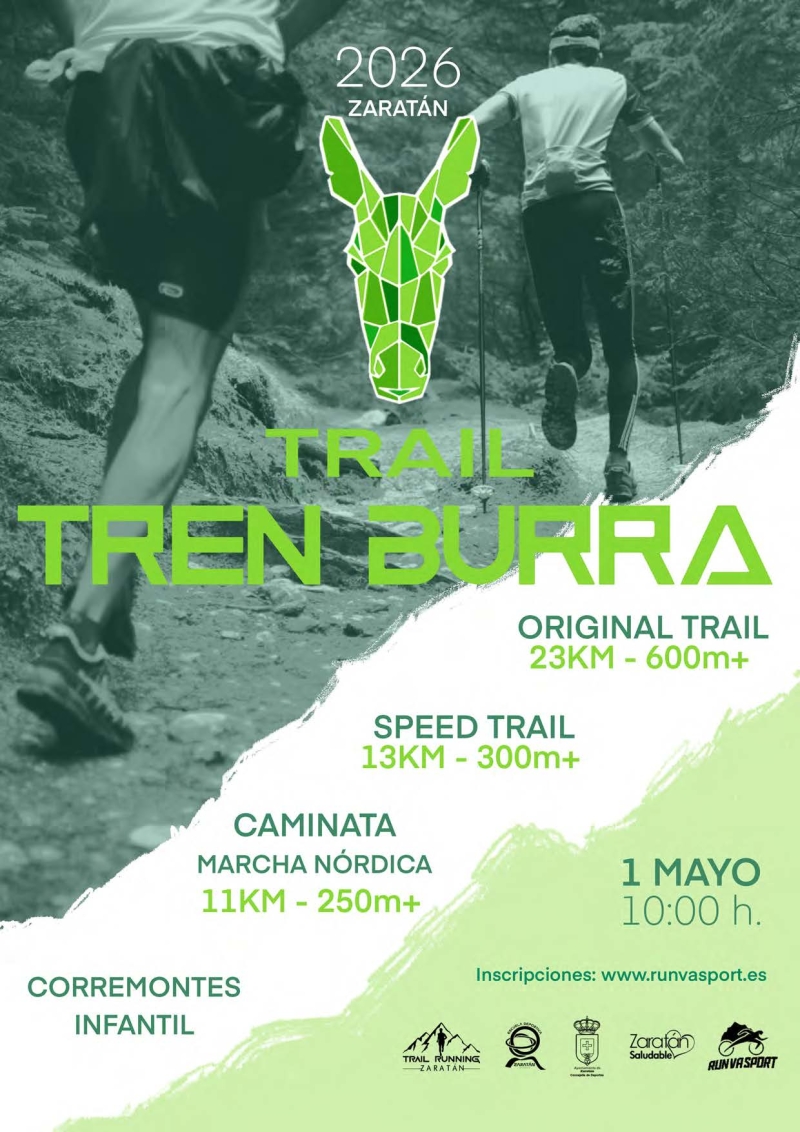 TRAIL TREN BURRA ZARATAN 2026 - Inscríbete