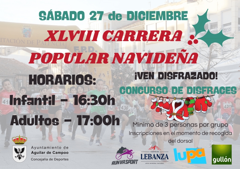 XLVIII CARRERA POPULAR NAVIDEÑA 2025 AGUILAR DE CAMPOO - Inscríbete