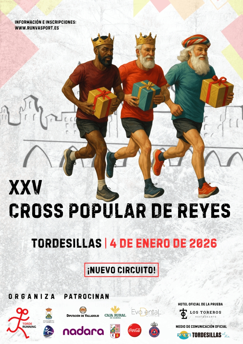 XXV CROSS POPULAR DE REYES DE TORDESILLAS - Inscríbete