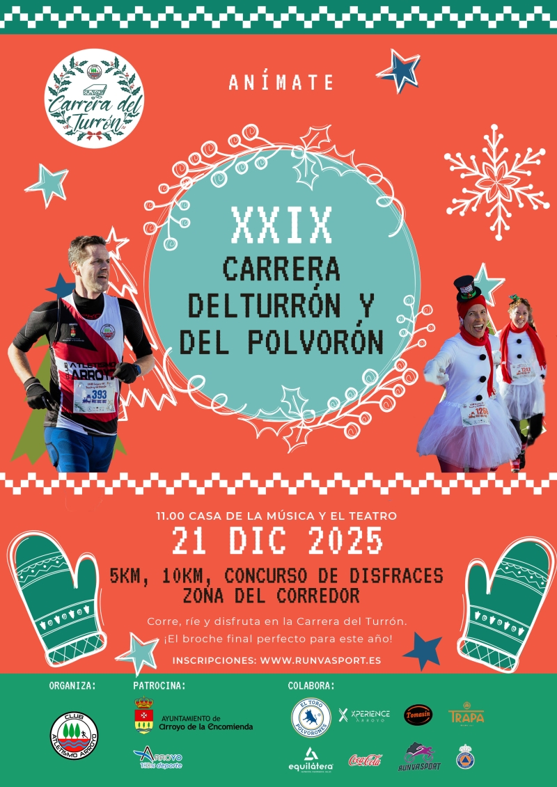 XXIX CARRERA DEL TURRON Y DEL POLVORÓN -ARROYO DE LA ENCOMIENDA - Inscríbete