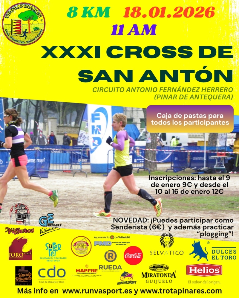 XXXI CROSS POPULAR DE SAN ANTÓN - Inscríbete