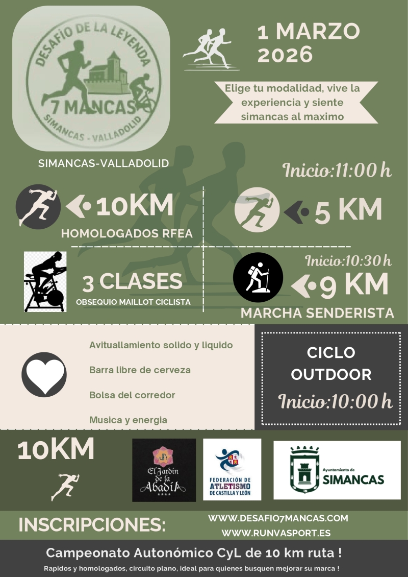 DESAFÍO DE LA LEYENDA 7 MANCAS - Inscríbete