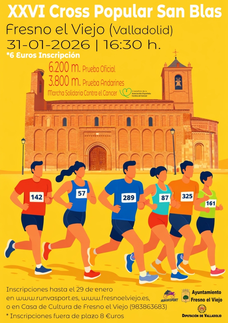 XXVI CROSS POPULAR SAN BLAS FRESNO EL VIEJO - Inscríbete