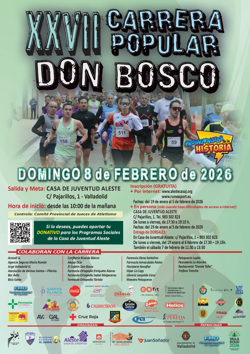 XXVII CARRERA POPULAR DON BOSCO - Inscríbete