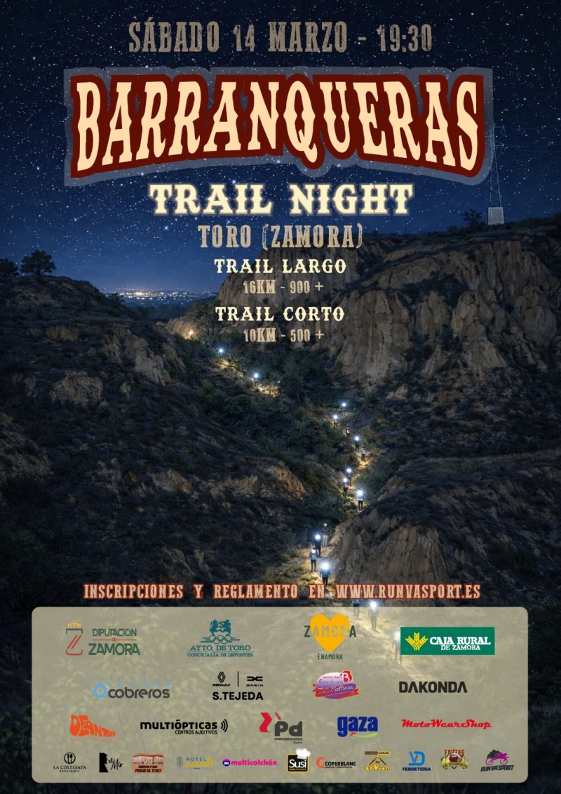 XI TRAIL BARRANQUERAS - Inscríbete