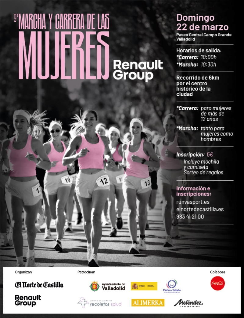 9ª MARCHA Y CARRERA DE LAS MUJERES  RENAULT GROUP - Inscríbete