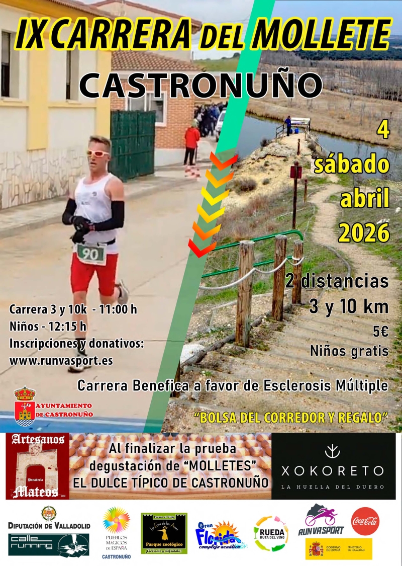 9ª CARRERA POPULAR DEL MOLLETE  CASTRONUÑO - Inscríbete