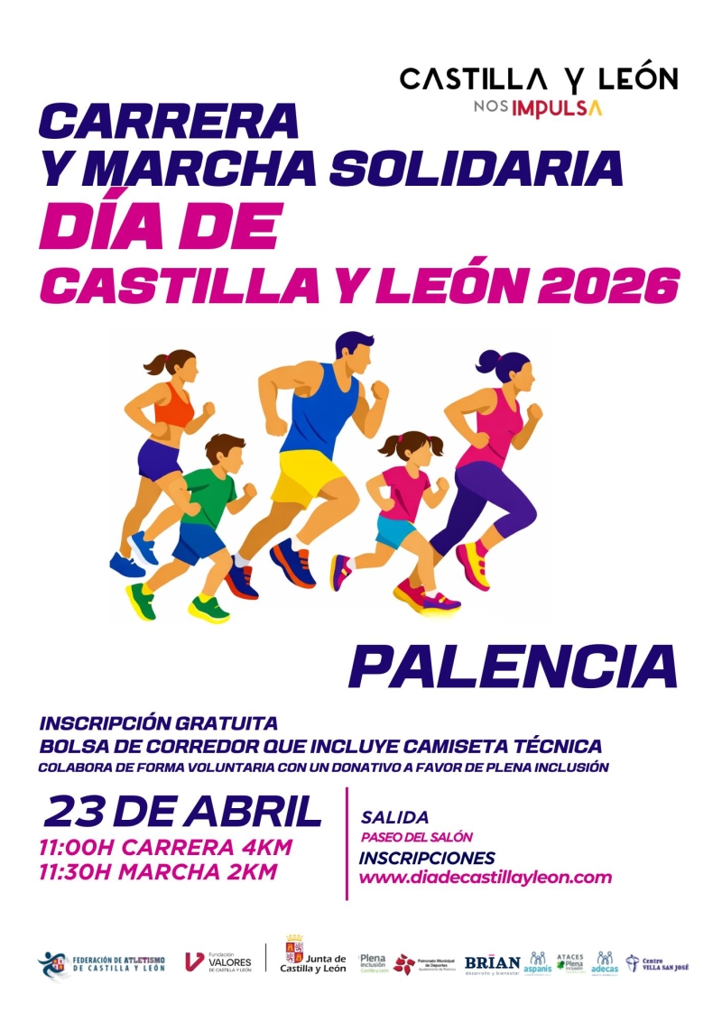 Carrera y Marcha Día de Castilla y León - Palencia
