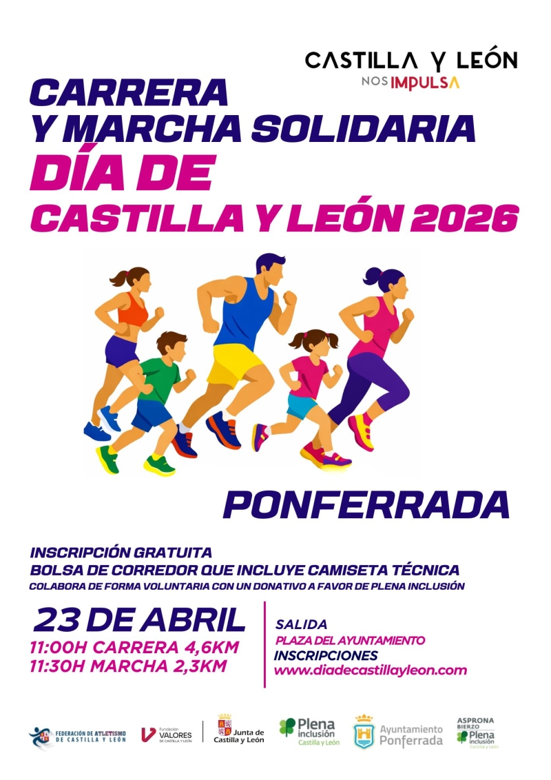 Carrera y Marcha Día de Castilla y León - Ponferrada