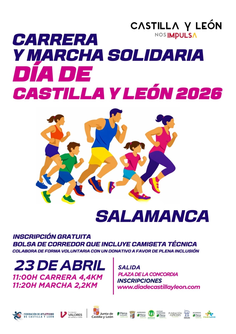SALAMANCA_CARRERA Y MARCHA DÍA DE CASTILLA Y LEÓN - Inscríbete