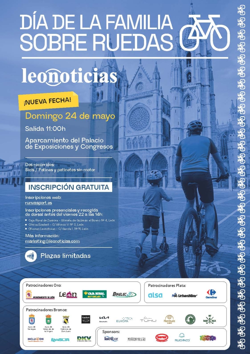 DIA DE LA  BICI EN FAMILIA LEONOTICIAS 2026 - Inscríbete