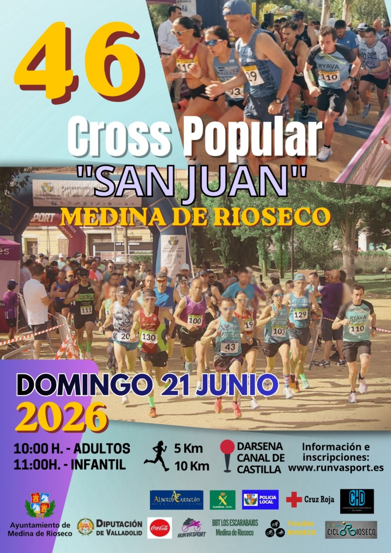 46ª CROSS DE SAN JUAN MEDINA DE RIOSECO  - Inscríbete