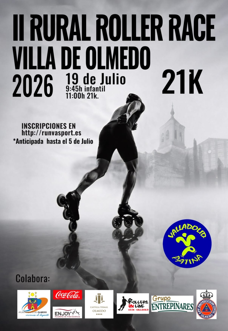 II RURAL ROLLER RACE VILLA DE OLMEDO - Inscríbete
