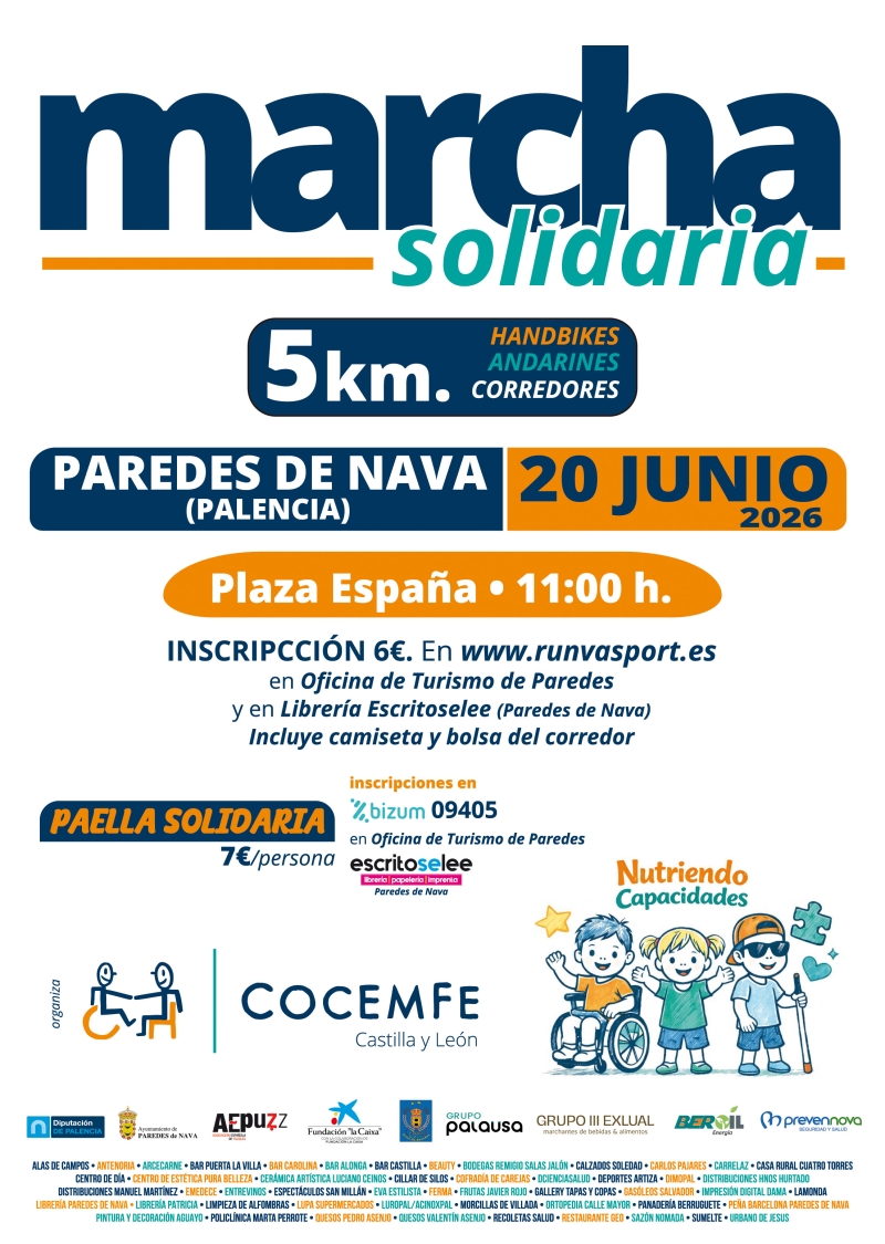 Marcha Popular Solidaria Paredes de Nava Ermita de Carejas