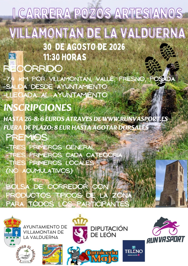 I CARRERA POZOS ARTESIANOS - Inscríbete