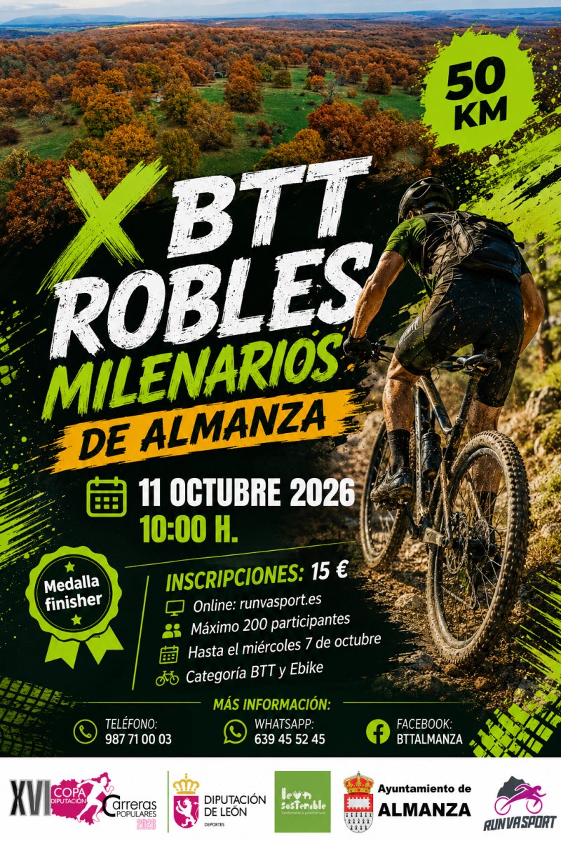 X BTT ROBLES MILENARIOS DE ALMANZA - Inscríbete
