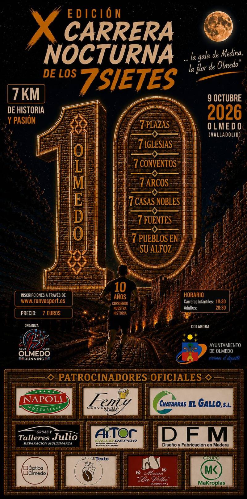 Carrera de los 7 Sietes Olmedo