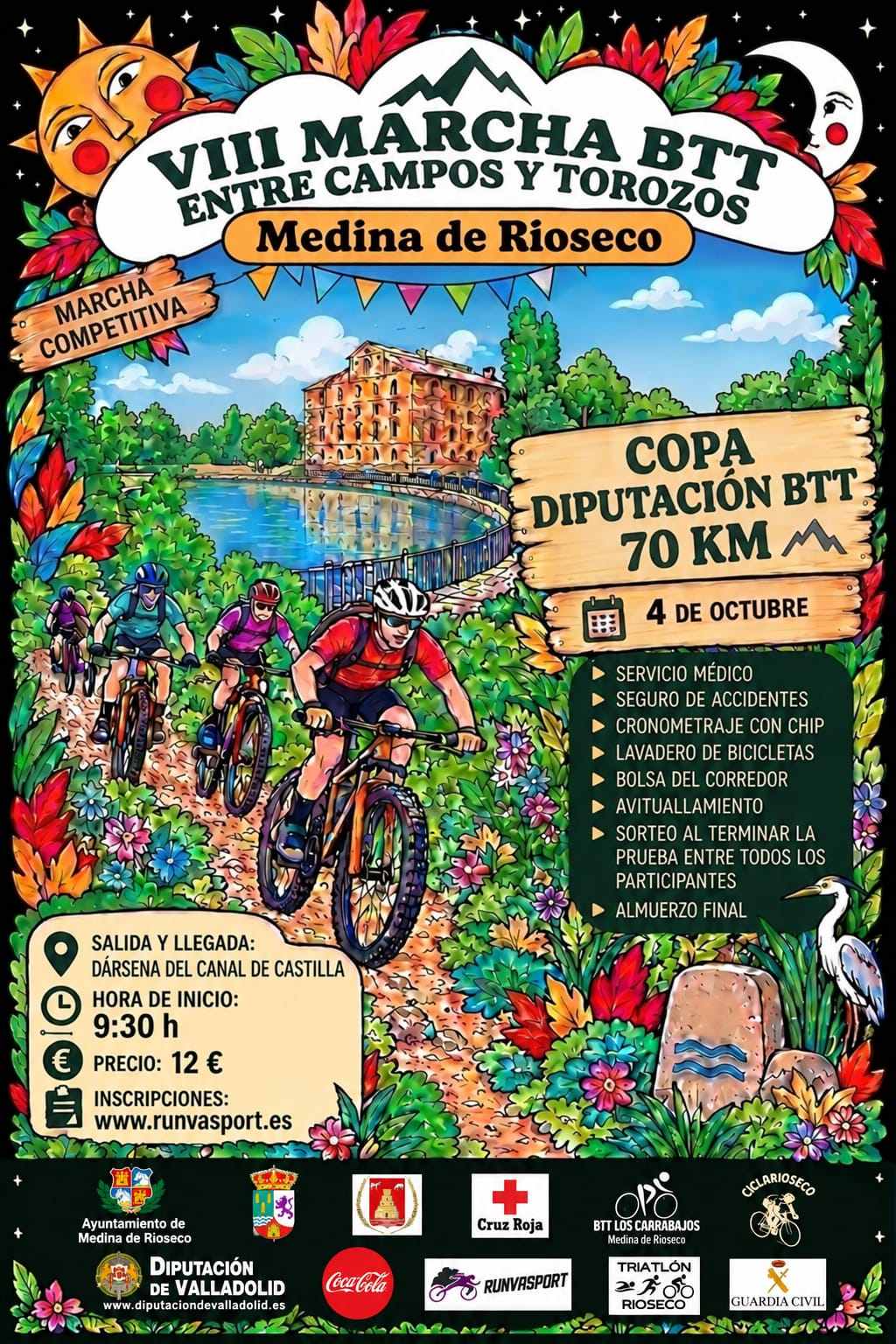 8ªª MARCHA BTT CAMPOS Y TOROZOS MEDINA DE RIOSECO - Inscríbete