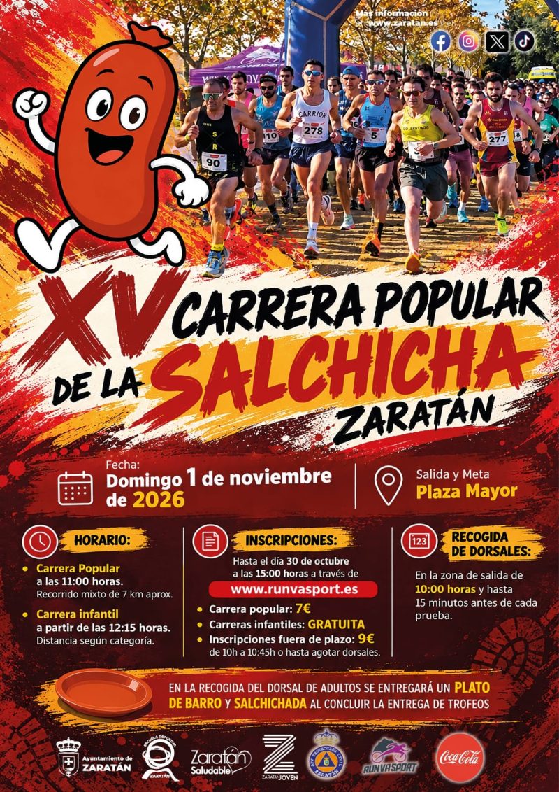 15ª CARRERA POPULAR DE LA SALCHICHA - Inscríbete