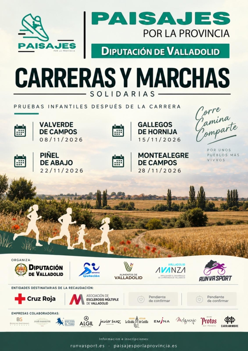 PAISAJES POR LA PROVINCIA - MONTEALEGRE DE CAMPOS - Inscríbete