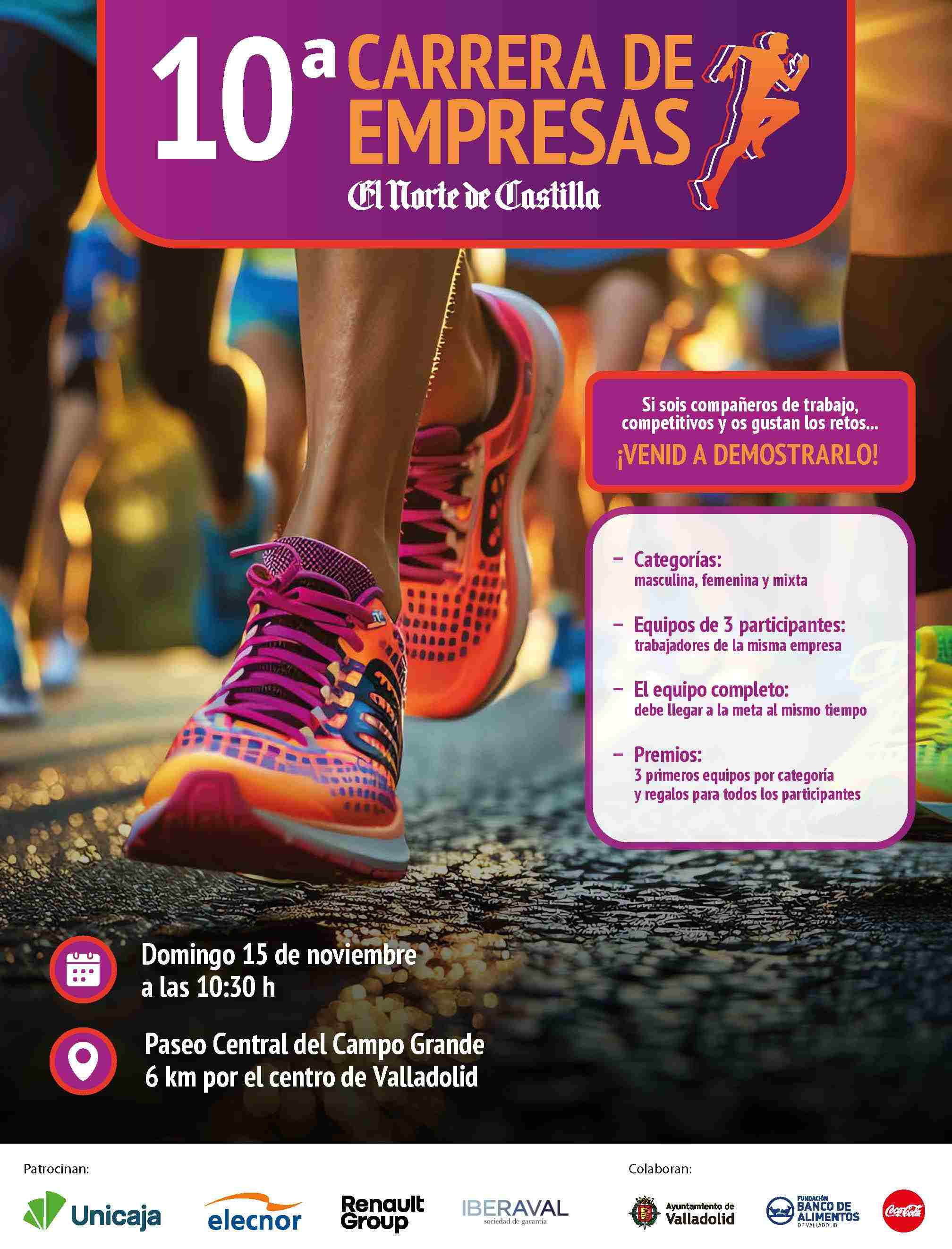 10ª CARRERA DE LAS EMPRESAS EL NORTE DE CASTILLA - Inscríbete