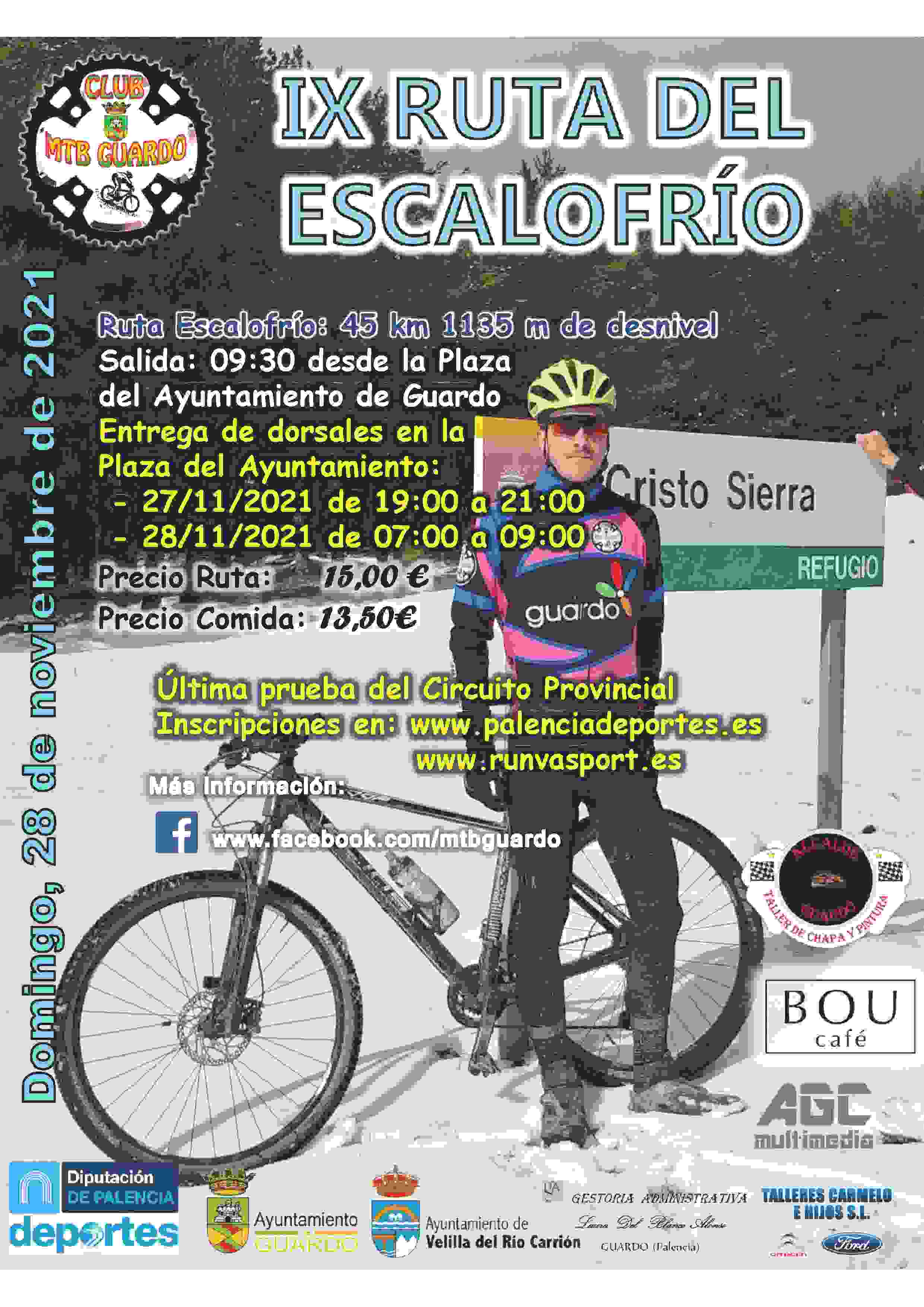 IX RUTA DEL ESCALOFRIO GUARDO - Inscríbete IX RUTA DEL ESCALOFRIO GUARDO - Inscríbete