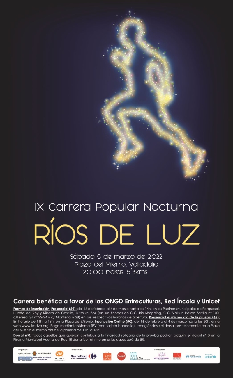 IX CARRERA POPULAR NOCTURNA RIOS DE LUZ - Inscríbete