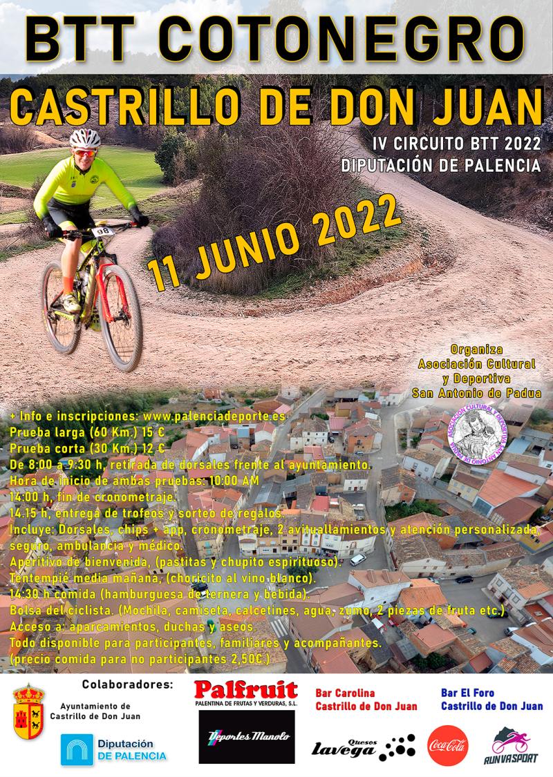 BTT COTONEGRO-CASTRILLO DE DON JUAN - Inscríbete