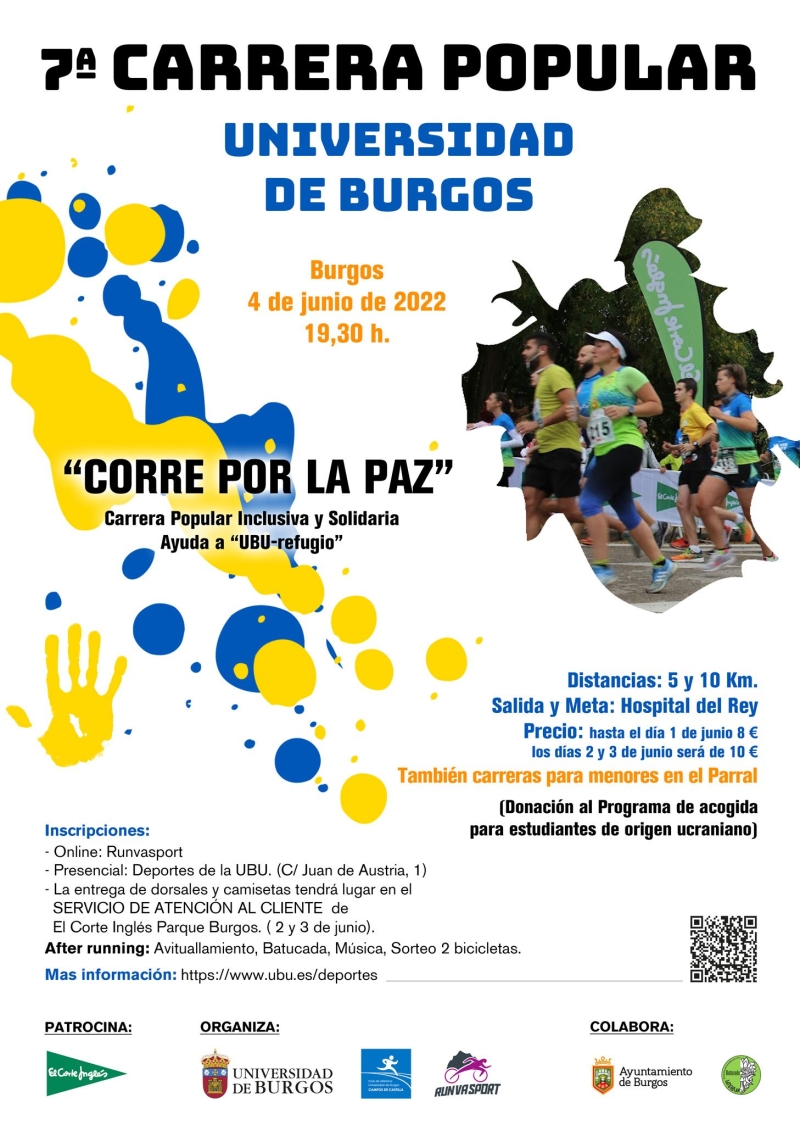 7ª CARRERA POPULAR UNIVERSIDAD DE BURGOS - Inscríbete 7ª CARRERA POPULAR UNIVERSIDAD DE BURGOS - Inscríbete