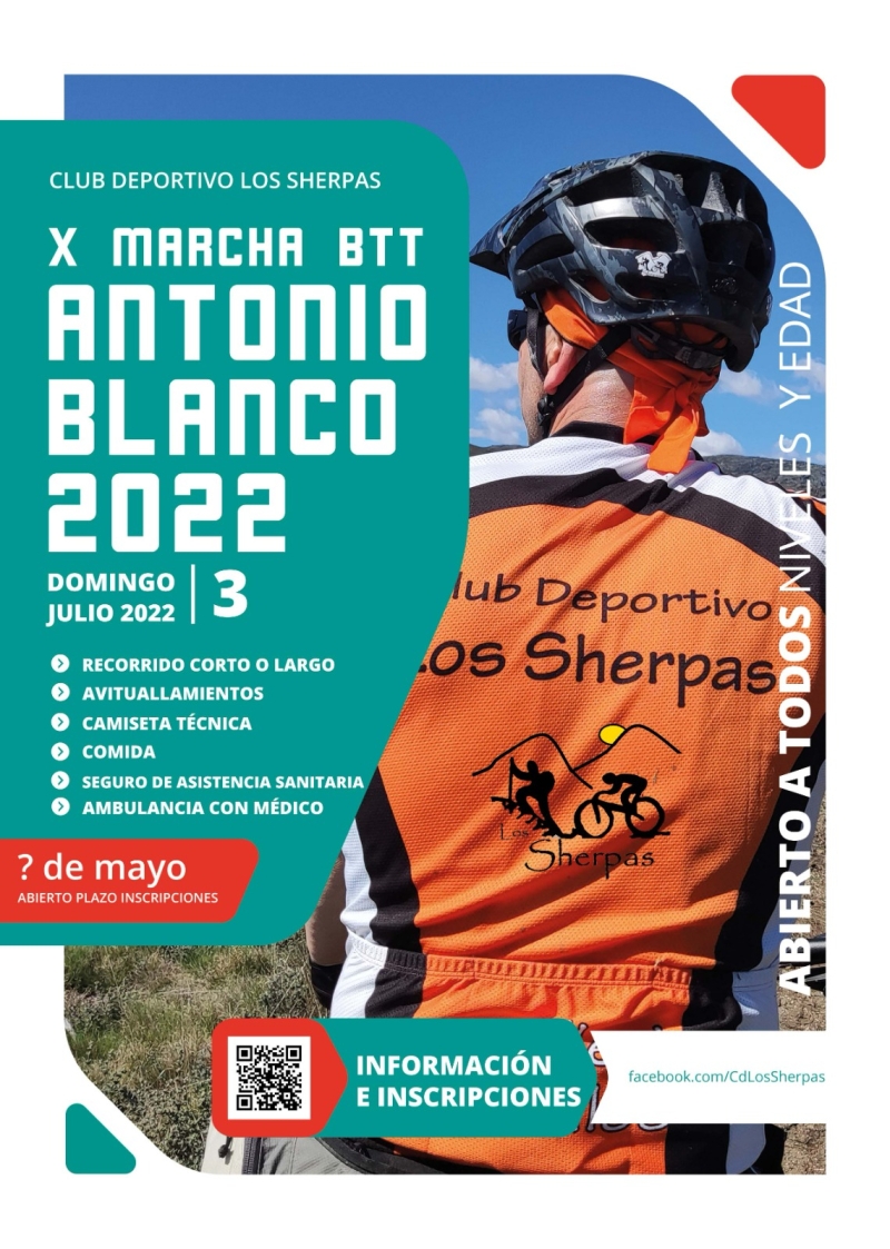 X MARCHA BTT ANTONIO BLANCO 2022 - Inscríbete