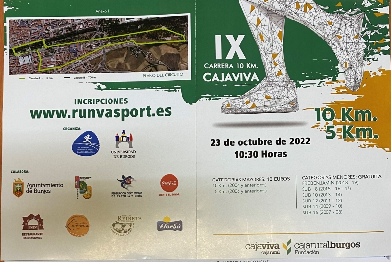 IX CARRERA 10 KM CAJAVIVA - Inscríbete