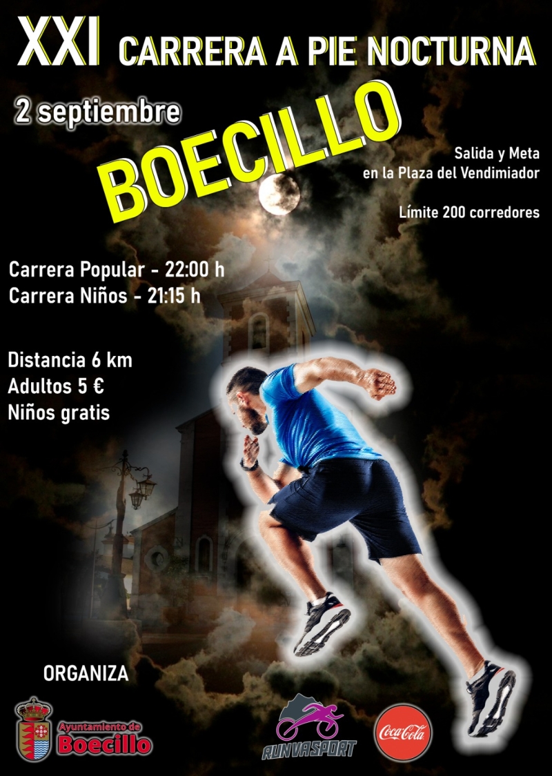 11ª CARRERA A PIE NOCTURNA BOECILLO - Inscríbete 11ª CARRERA A PIE NOCTURNA BOECILLO - Inscríbete
