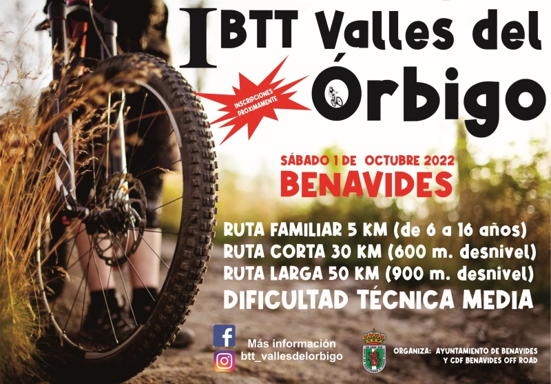 I BTT VALLES DE ÓRBIGO - Inscríbete