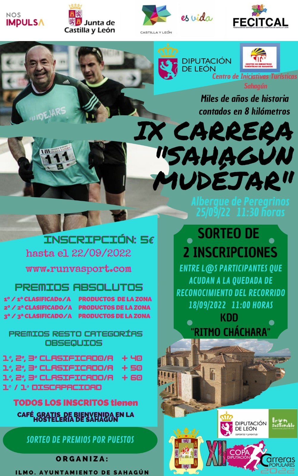 IX CARRERA SAHAGÚN MUDEJAR - Inscrivez-vous