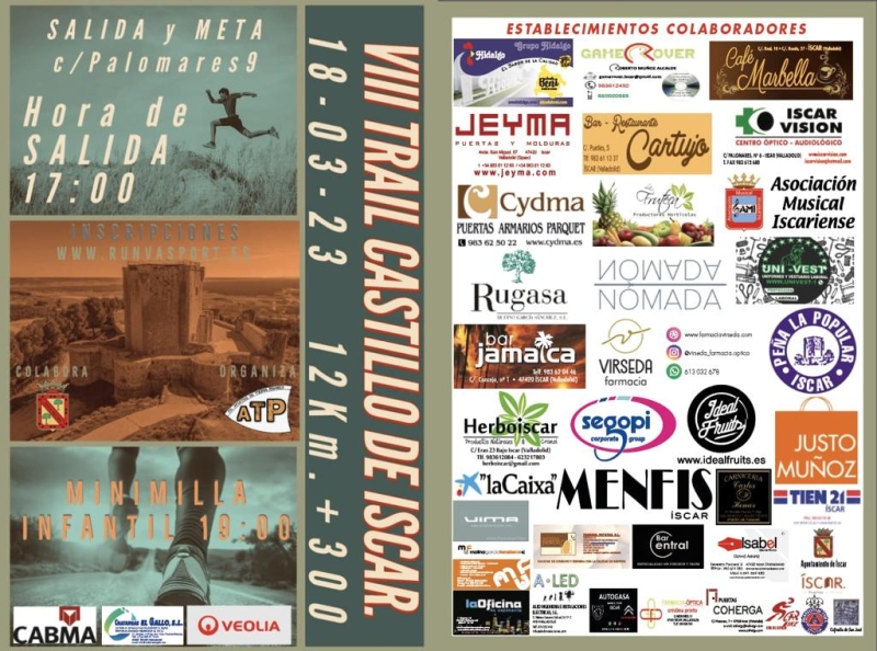 VIII TRAIL CASTILLO DE ISCAR - Inscríbete VIII TRAIL CASTILLO DE ISCAR - Inscríbete